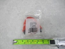 BELKIN INTERNATIONAL INC A3L980-03-ORG-S 3' CAT6 SNAGLESS PATCH CABLE, V0652 picture