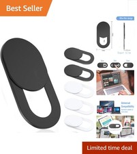 Universal Webcam Cover Blocker - 6 Pack Ultra-Thin Security for Laptops & More picture