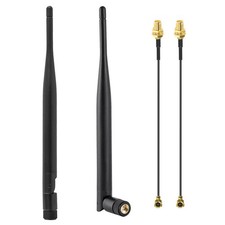 2Pcs 5dBi WiFi Antenna Male Bluetooth 915MHz LoRa Antenna with U.FL/IPEX to R... picture