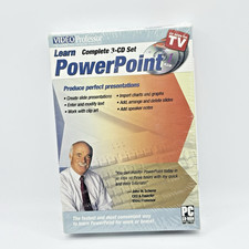 Video Professor Learn Powerpoint PC Software Complete 3 CD Set picture