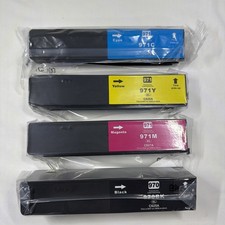 970XL 971XL Ink Cartridges High Yield 4 Pack For HP 970XL 971XL (B, C, M, Y ) picture