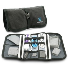 ElecTrek Compact Roll-up Electronics Accessories Organizer picture