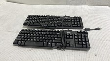 Dell L100 0RH659-73571 104-Key USB Wired Black Keyboards Lot Of 2 picture