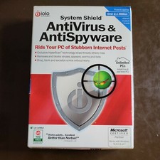 iolo System Shield AntiVirus & AntiSpyware SEALED Retail Box Unlimited PCs, 1 Yr picture