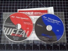 BUFFALO Air Navigator Driver CD Discs WHR-HP-G54 Setup Wizard Product Manual picture