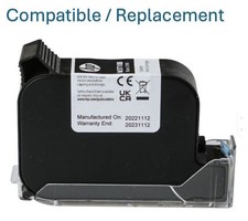 Replacement Solvent Fast Dry Black Ink for HP-2580 (B3F58B) & HP-2590 (W3T10B). picture