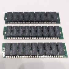 Vtg Motorola 1 MB MCM91000AS 1MB 30-Pin SIMM RAM 80ns FPM Parity Tested Lot Of 3 picture