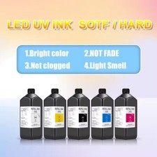 5*1000MML Curable LED UV Ink For L800 1390 TX800 L800 UV Flatbed Printer picture