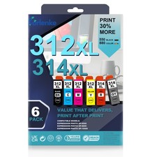 6 Pack 312XL 314XL Ink Cartridge For Epson Expression XP-8500 XP-8600 XP-15000 picture