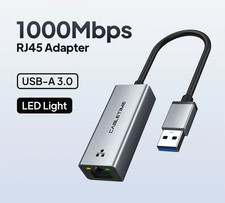USB 3.0 Ethernet Adapter 100/1000 Mbps RJ45 Network Card Macbook Laptop Type-C picture