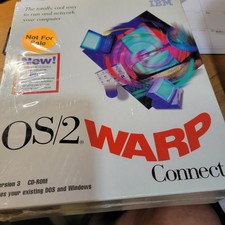 Sealed IBM OS/2 Warp Connect Red Spine CD V3 NEmployee Copy