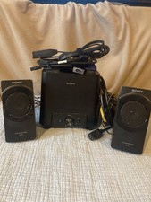Sony Speakers SRS-D4 Computer 2.1 Sound Active System & Subwoofer picture