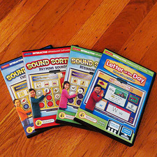 Lakeshore Interactive Whiteboard Software CDs Letter of the Day + Sound Sorting picture
