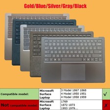 New Palmrest Keyboard For Microsoft Surface Laptop 3 4 13.5