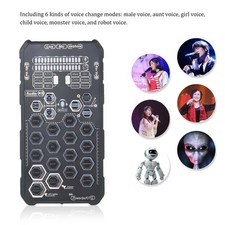 Portable Live Sound Voice Changer device Audio Mixer Sound Card Voice changer picture