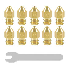 8 Pcs 0.2Mm MK8 Extruder Nozzles 3D Printer Nozzles for Creality Ender 3/3 Pro/3 picture