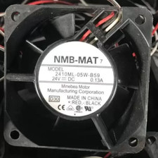 1PCS  NMB 2410ML-05W-B59 24V 0.13A 6CM Inverter 3-Wire Cooling Fan picture