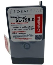 Postage Ink PB SL-798-0 Compatible Red Ink Cartridge for Postage Meter | Red Flu picture