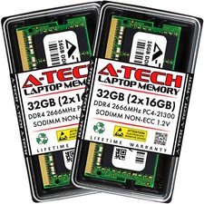 32GB 2x16GB DDR4-2666 DynaBook Tecra A40-D-17E X40-D-10Z Z50-E-14E Memory RAM picture