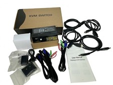 CKLau 2 Port Dual Monitor Displayport KVM Switch picture