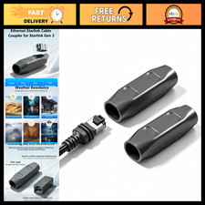 Ethernet Coupler for Starlink Gen 3 - IP68 Waterproof RJ45 Extension Cable, 2-Pa picture