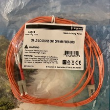 LEGRAND C2G 3M LC-LC 62.5/125 OM1 Duplex Multimode Fiber-ORG 33174 picture