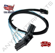 Mini SAS 36P SFF-8087 to 4 SFF-8482 Connectors With SATA Power Cable 0.5 or 1M picture