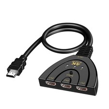 4K HDMI 1.4 Cable Auto Switch Switcher Splitter Adapter 3 In to 1 Out Devices picture