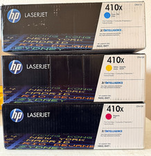3-Pack Genuine HP 410X High Volume Color Toner Set - Cyan / Yellow / Magenta picture