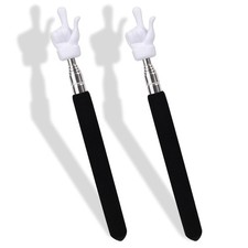 2 Pcs Telescopic Teacher Pointer Stick, Retractable Finger Pointer for Classroom picture