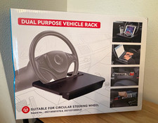 Adjustable Steering Wheel Laptop Tray Desk, ABS Black, 1.7 in, SD-1520 picture
