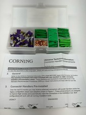 Corning OSNP-SCA-900-Z Fiber Optic Connector SC APC 25 Pack #328396 picture