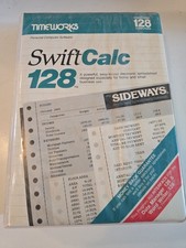 Commodore 128 Swift Calc 128 With Sideways Complete Disc Set Book picture