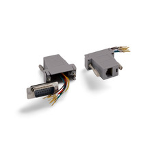 RJ45 to DB15 Male Modular Adapter - Beige picture