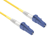 5m LC to LC Simplex Single Mode Fiber Patch Cable OS2 9/125 LC/UPC Yellow picture