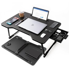 Lap Desk for Adults  Portable Foldable Bed Desk Tray Table picture