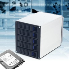 6 Gbps 5 Bay SATA HDD SAS Docking Station 2.5/3.5