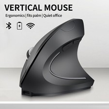 Ergonomic Vertical Wireless Rechargeable Mouse - Comfortable, Efficient, and Pre picture