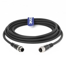 4M Industrial M12 4 Pin Male To Female Sensor Cable Straight Aviation Connector picture