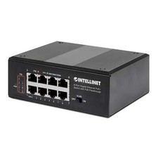 Intellinet IPS-08G-95W, 8-Port Gigabit Ethernet PoE+ Switch with PoE Pass 561624 picture