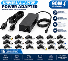 Universal AC Adapter Power Supply Charger Multiple DC Tips Laptop Electronics picture