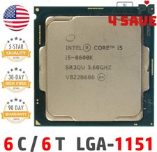 8th Gen Intel Core i5-8600K CPU 3.6 GHz (Turbo 4.3 GHz) 6-Core 9MB LGA1151 SR3QU picture