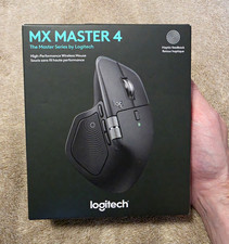 Logitech MX Master 4 Wireless Bluetooth Mouse Black Haptic USB-C 8000DPI 8btn picture
