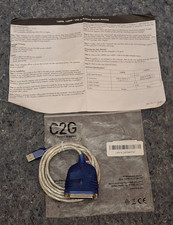 Legrand C2G USB Parallel Printer Serial Adapter Cable 26886 16898 16899 picture