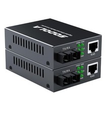 Gigabit SingleMode Fiber to Ethernet Media Converter, Dual SC Fiber, 1000Base-LX picture