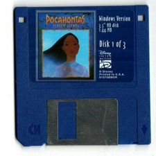 Pocahontas Screen Scenes (PC/DOS, 1995, Disney Interactive, 3.5