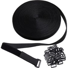 1 Set Hook And Loop Strap With Buckle 5m Adjustable Securing Cable Strap picture