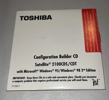 Toshiba Configuration Builder CD Satellite 2100CDS/ CDT W/ Windows 95/98 picture