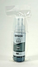 Genuine Epson 522 Black Ink Bottles for ET-2720 ET-2800 ET-2803 ET-4700 ET-4800 picture