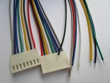 24 pcs 2510 Pitch 2.54mm 8 Pin Female Connector with 26AWG 30cm Leads Cable New picture